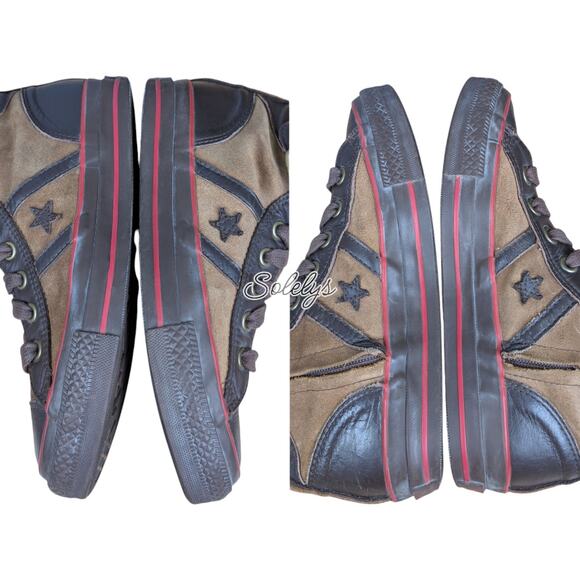 Converse 2005 Star 70 Vintage XXHI Buckle Knee High Suede Sneaker Boot 7 RARE - Picture 9 of 13